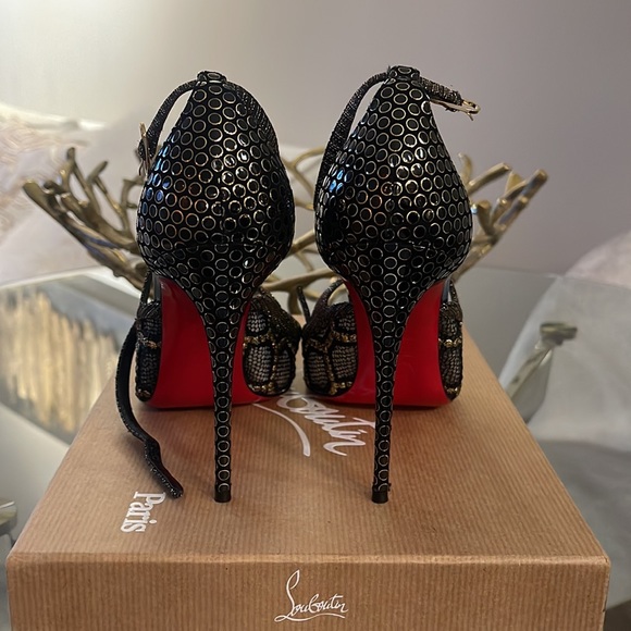 Christian Louboutin Twistissima 100mm size 37.5 - Picture 3 of 6